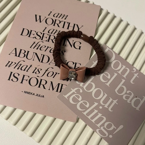 【A37】韩国东大门早秋款蝴蝶发绳