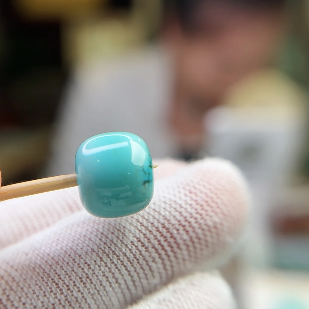 绿松石珠宝奇石未镶嵌11.8直径