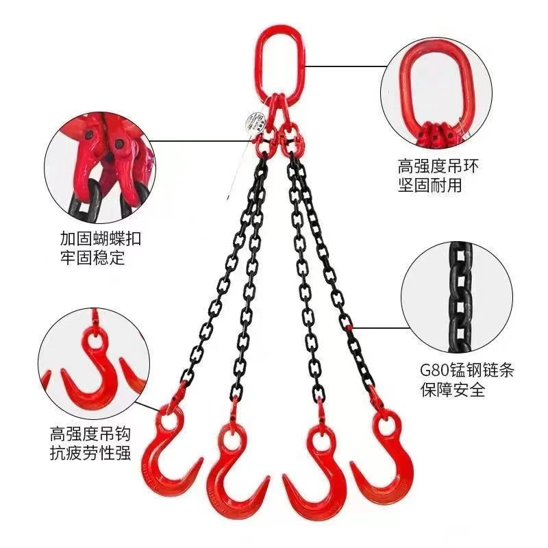 定制款吊索具专拍各种规格索具，铁链吊钩吊具吊钳批发吊环