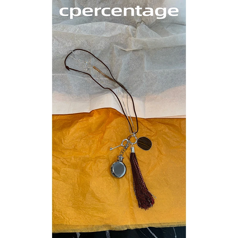 铜合金项链 c percentage 咖啡马天尼功能项链