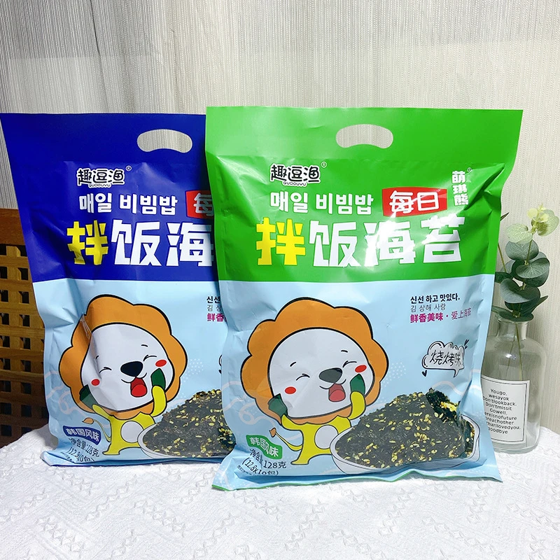 每日拌饭海苔128克10小包拌饭芝麻海苔碎炒紫菜饭团