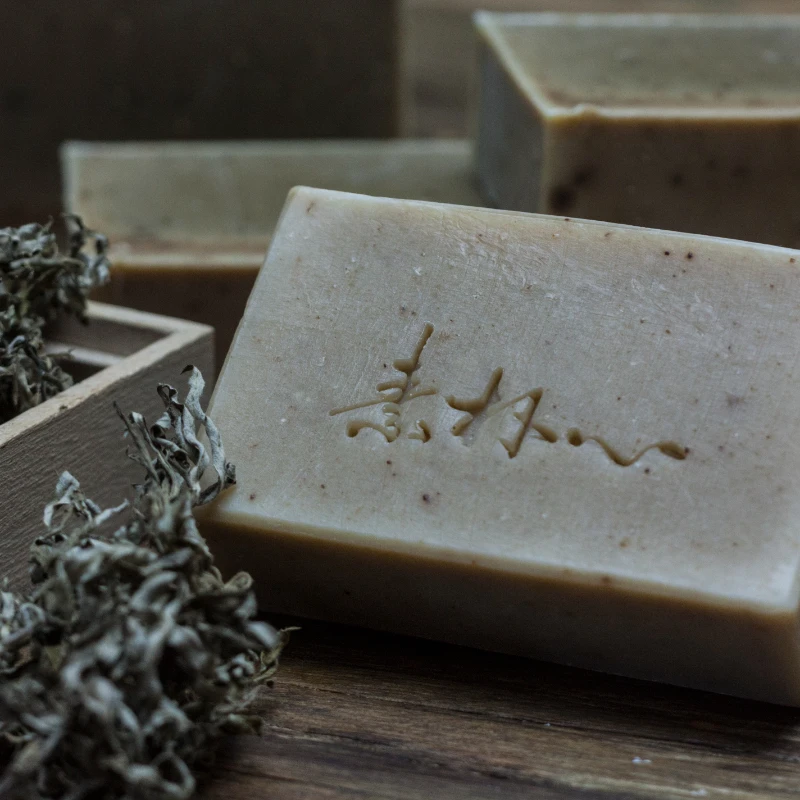 艾草沐浴手工皂100g 古皂香皂痘痘抑螨家庭清洁手工冷制皂