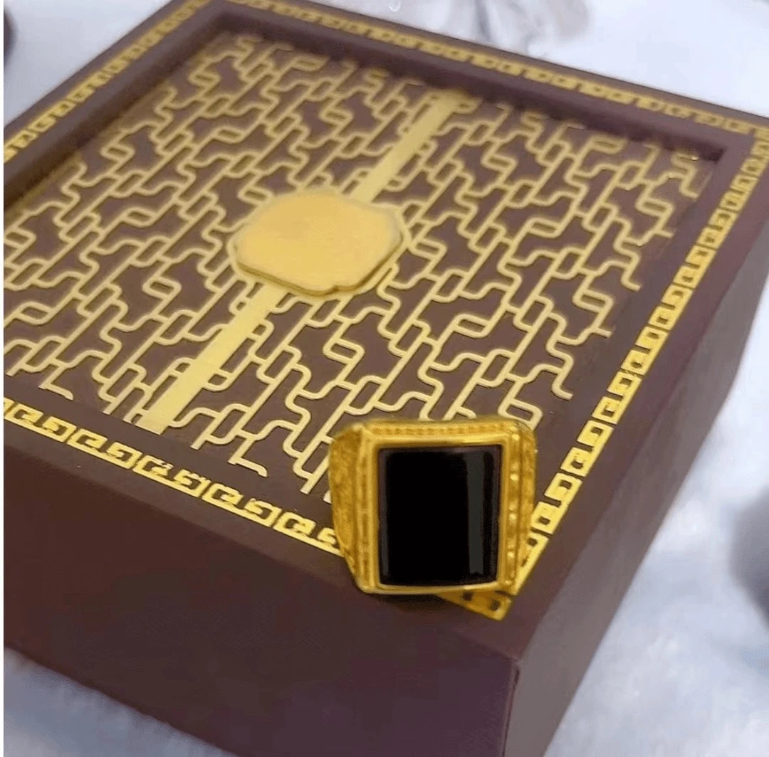 合金戒指 黑宝戒 绿宝戒经典时尚（开口款）