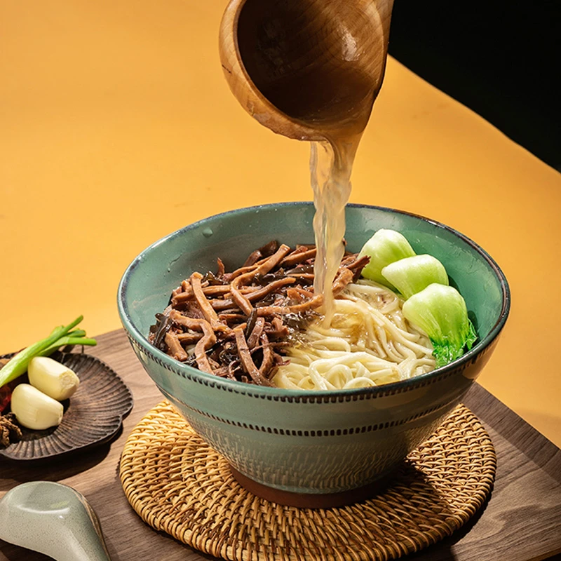 寇大香原炖鱿鱼汤面汤鲜味美夜宵美味干鱿鱼须