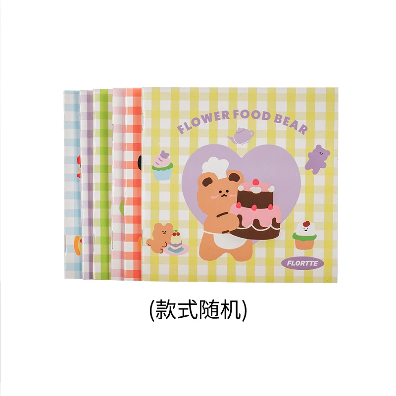 FLORTTE 花菜熊系列/怪美莉亚方形手账本*1【款号随机】-D