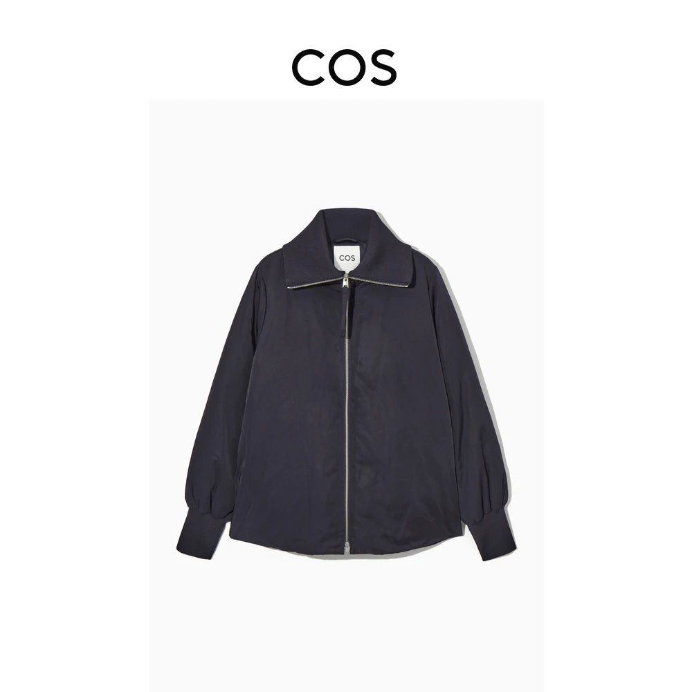 COS女装 休闲版型罗纹秋冬厚外套夹克2025春季新品1191739001