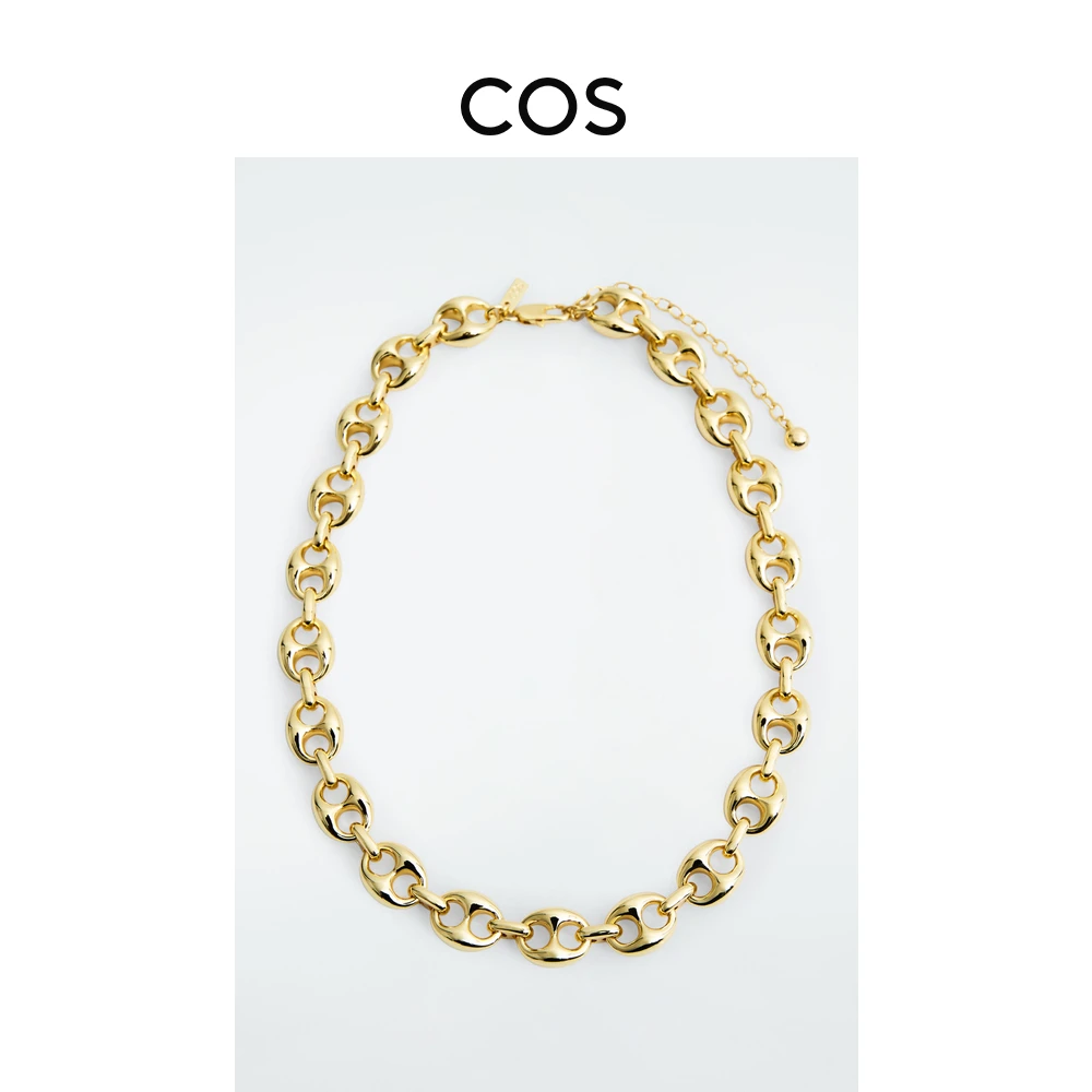 黄铜项链 COS女士 镀色水手链条项链金色2024夏季新品1234592001