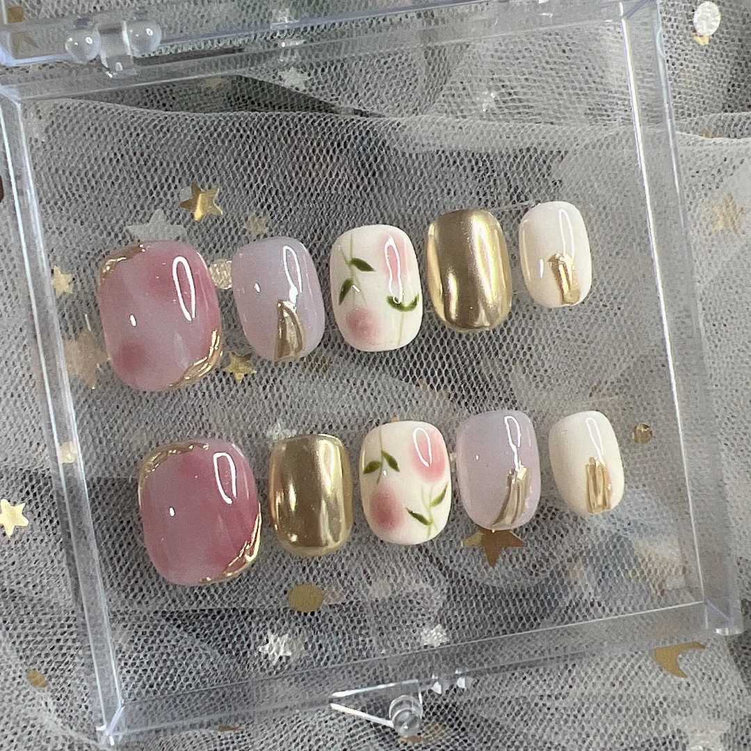 清透薰衣草|纯手工定制穿戴美甲贴片 ✖️退✖️换