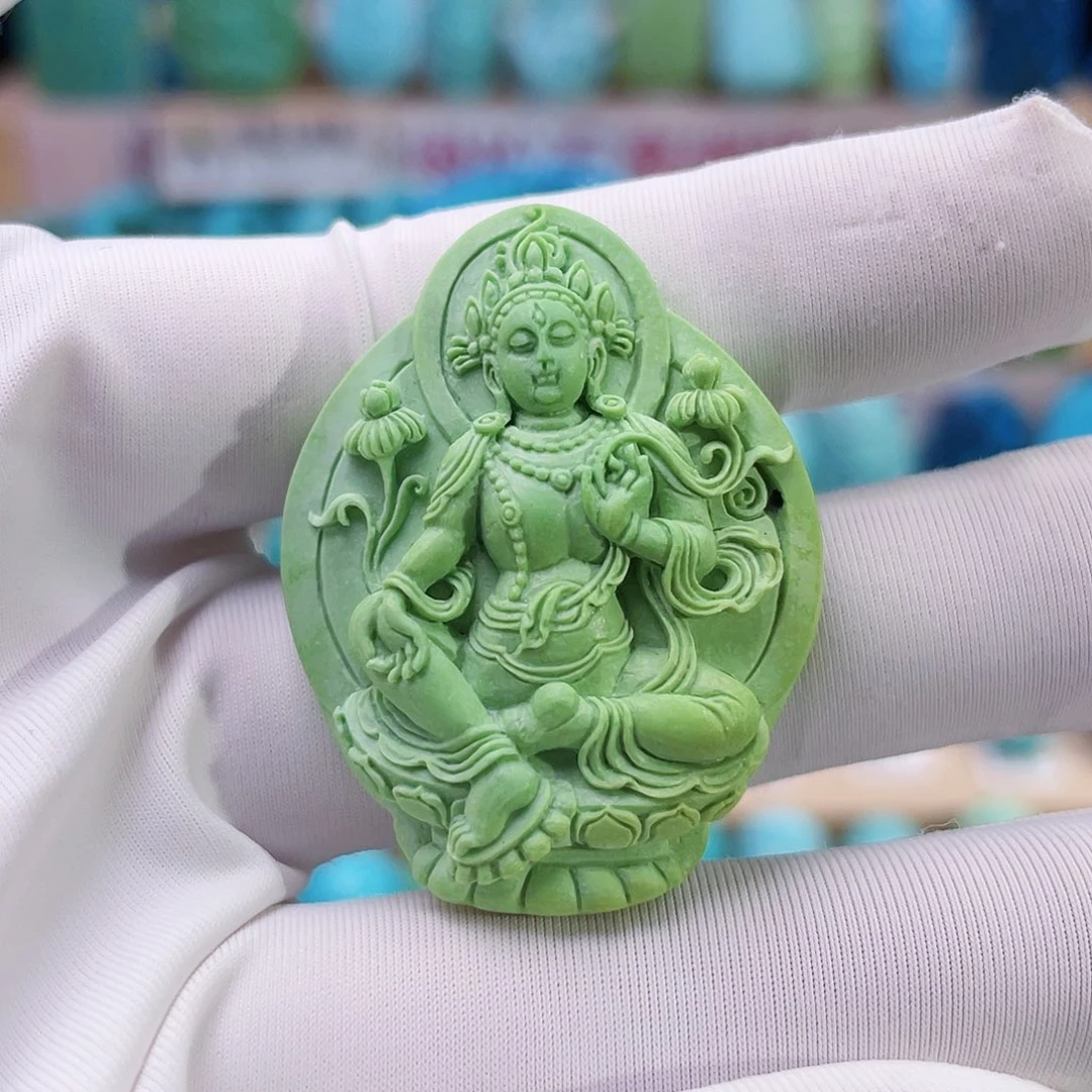 绿松石珠宝奇石未镶嵌