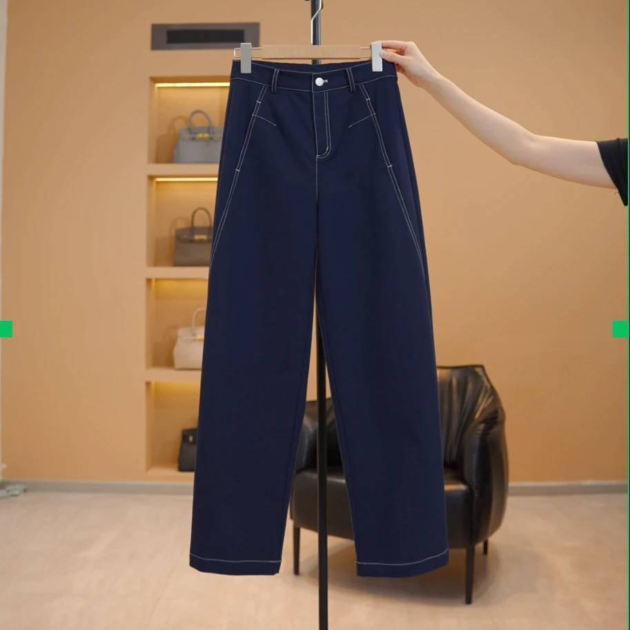 【菲儿】新款时尚简约百搭精致休闲裤K12069-GB