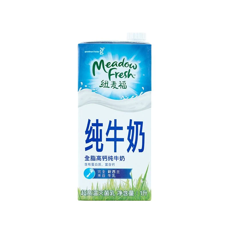 纽麦福全脂高钙纯牛奶1L