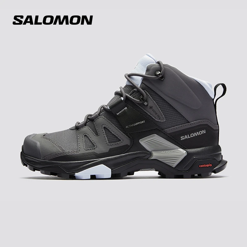 salomon萨洛蒙防水中帮徒步鞋女款抓地运动X ULTRA 4 MID GTX W