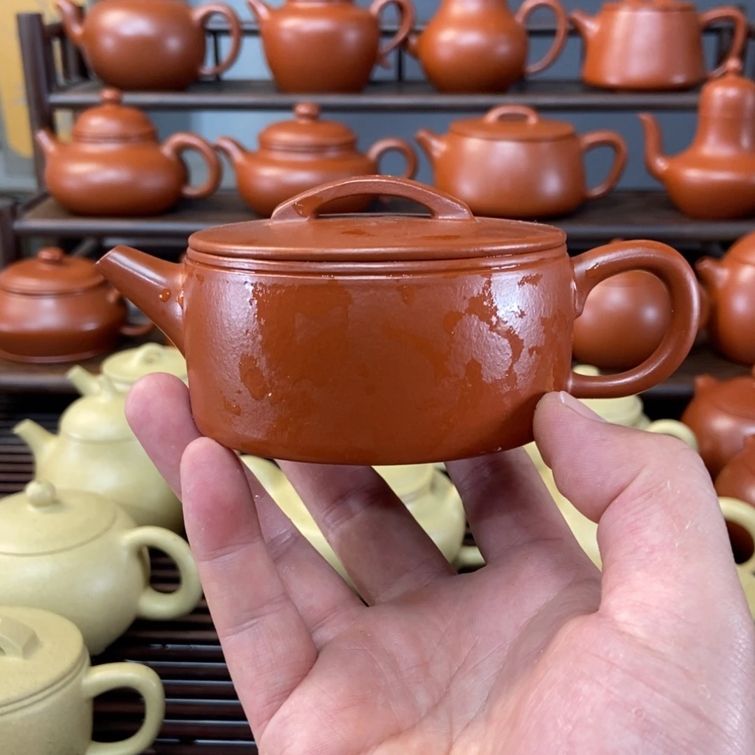 紫砂茶壶原矿朱泥