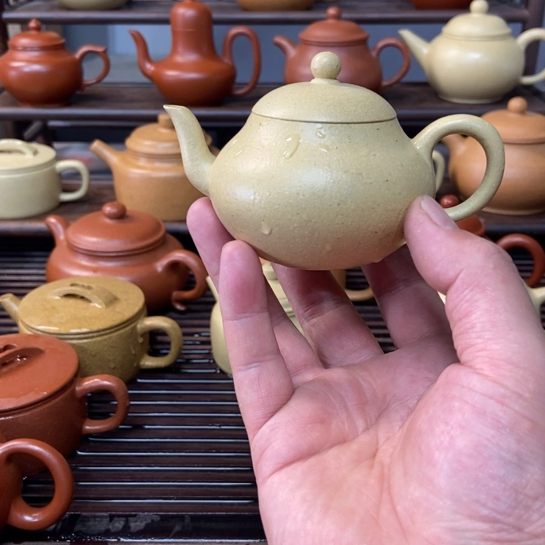 紫砂茶壶原矿绿泥
