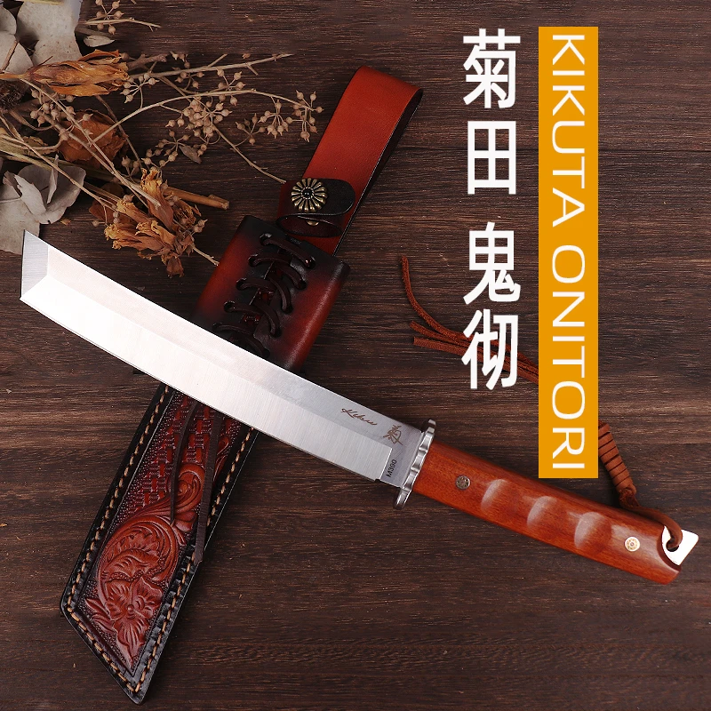 【新品浮力】利刀斋-菊田鬼彻锋利手工切肉刀砍骨刀两用超快户外
