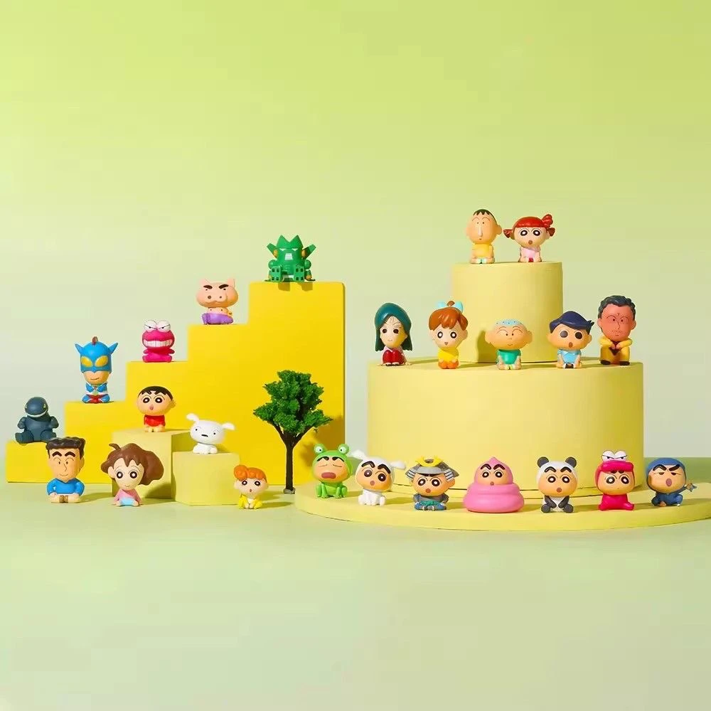 蜡笔小新公仔坐坐系列迷你摆件YB0979