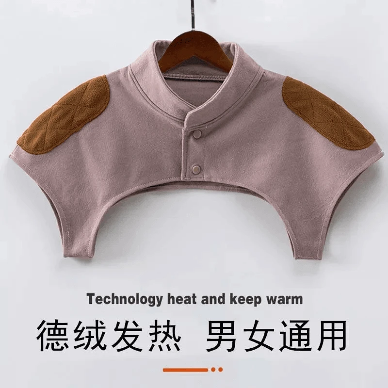 德绒护肩秋冬季睡觉空调房冬季颈椎防寒加厚加绒四季保暖披肩坎肩
