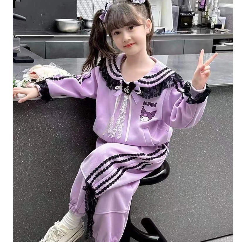 【涵涵】V001-200 秋冬新款潮流韩版洋气古风连衣裙套装