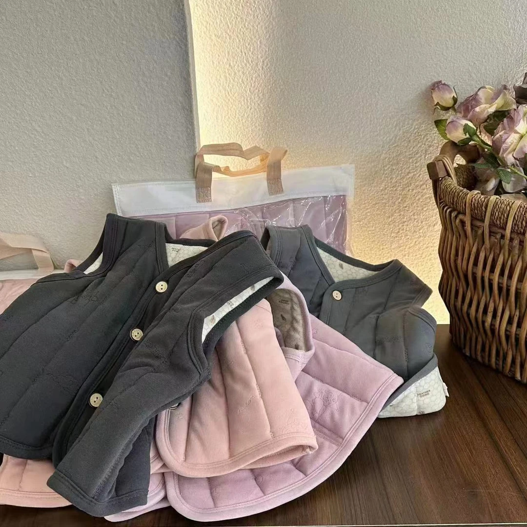 【22款-小童】秋冬季新款儿童加棉校服神奇德绒加棉背心