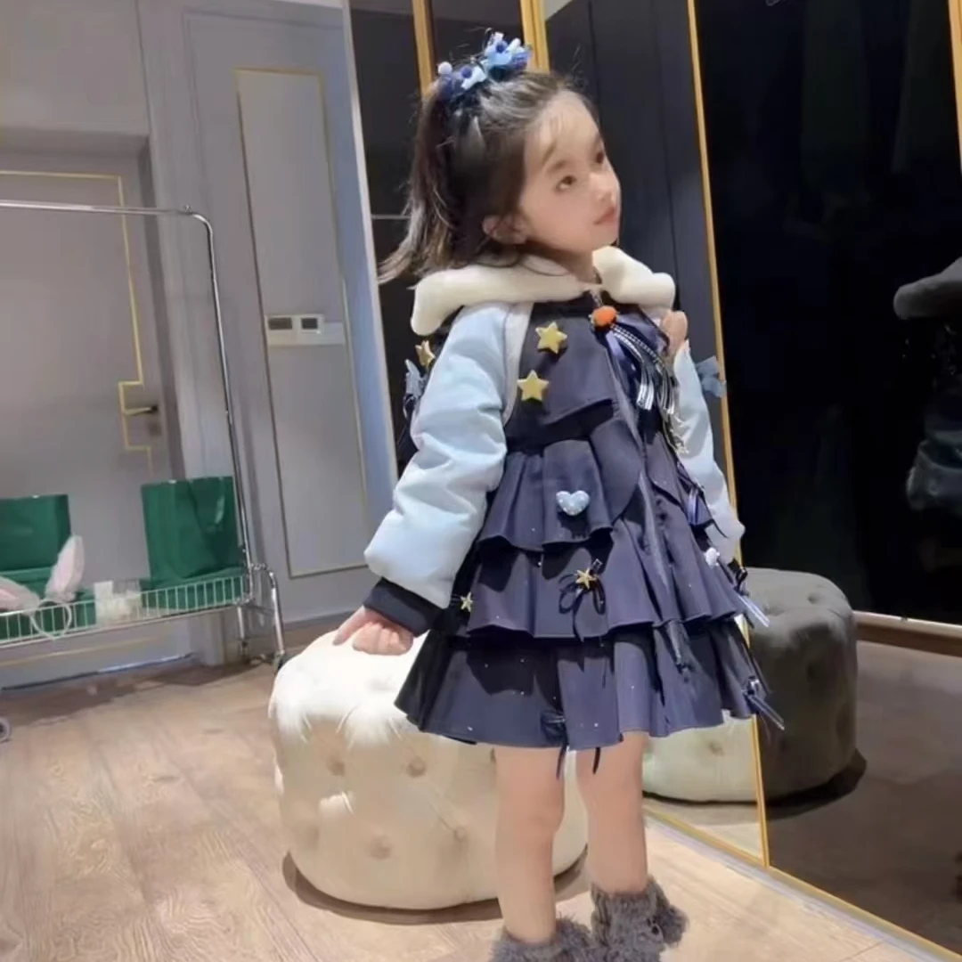 【46款】秋冬季新款儿童加棉洋气保暖加绒加棉外套