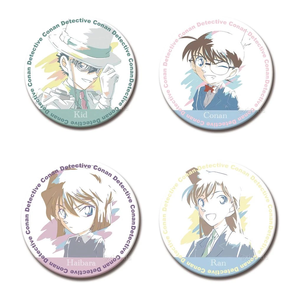 【拍二拆三】《名侦探柯南》油画风吧唧 同人吧唧系列（代拆）