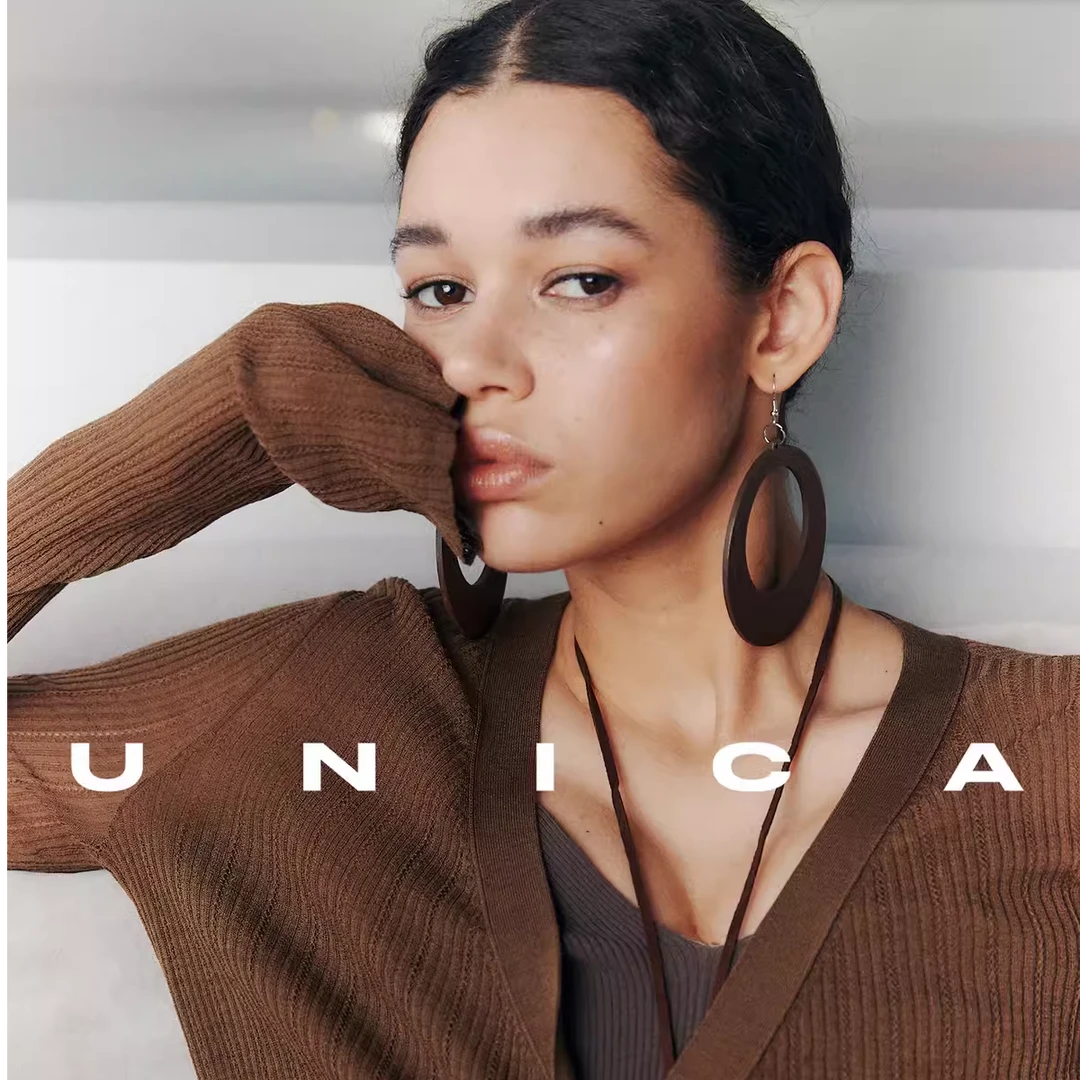 UNICA/显瘦镂空凉感防晒_高端桑蚕丝羊毛_微透百搭轻薄针织开衫女