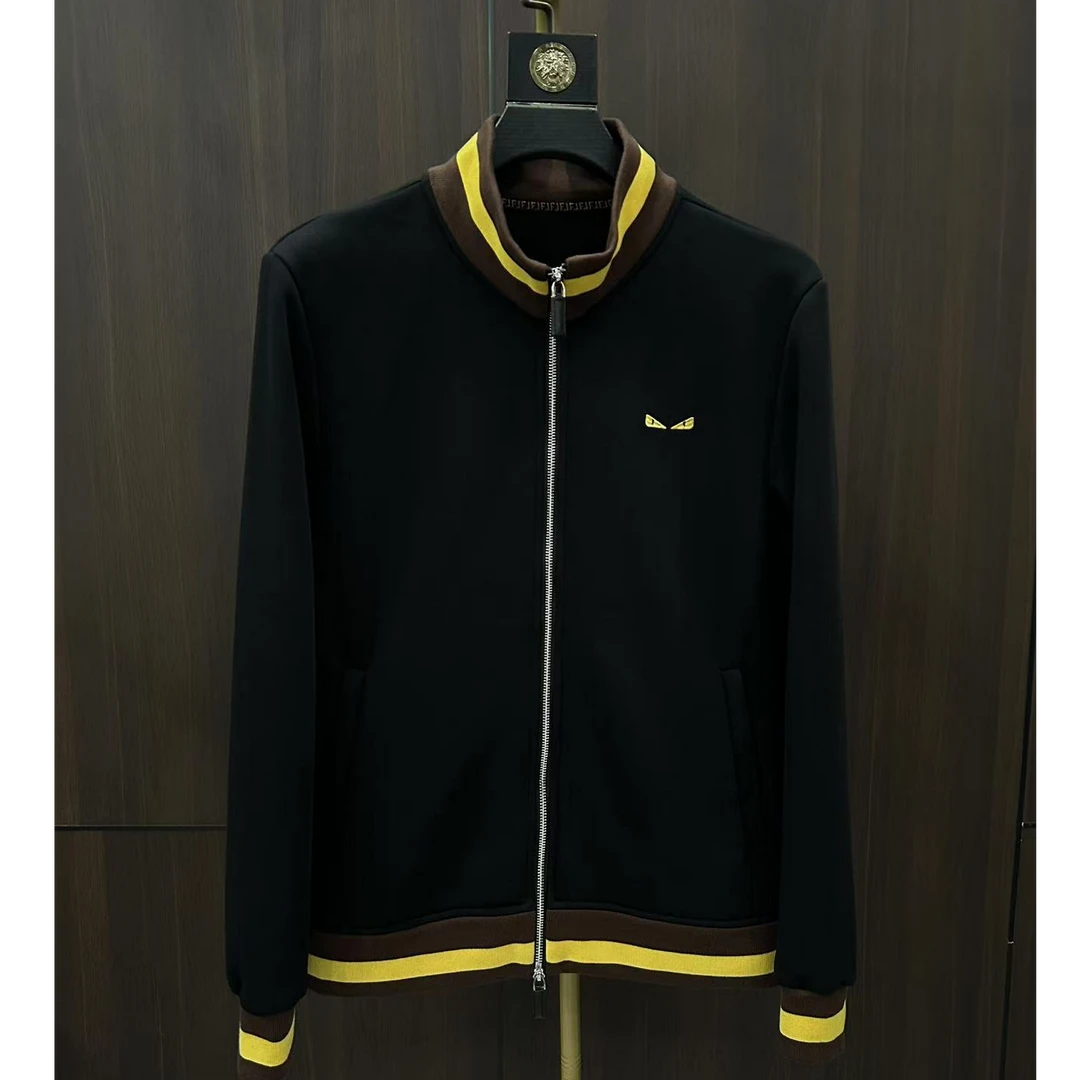 冬季新款男高品质轻奢加绒加厚套装休闲时尚百搭外套束脚裤