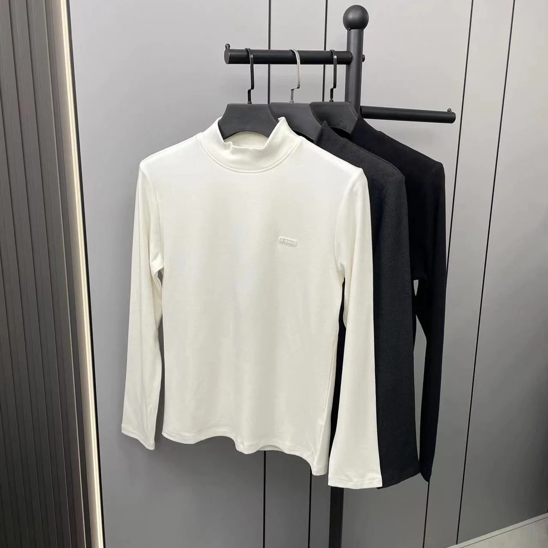 246713男装秋款半领卫衣打底