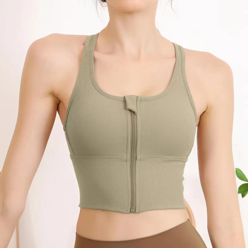 WX930运动女外穿防震防下垂跑步瑜伽服高强度透气背心健身上衣