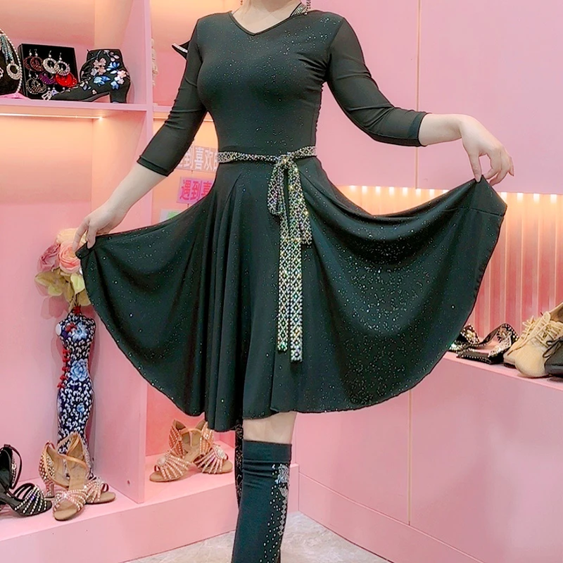 腰带YD-031艺尚舞亮钻舞蹈腰带专业拉丁女松紧连衣裙礼服毛衣装饰