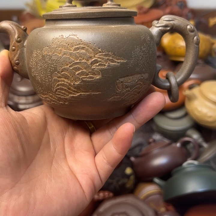 紫砂茶壶如*果紫砂壶微瑕