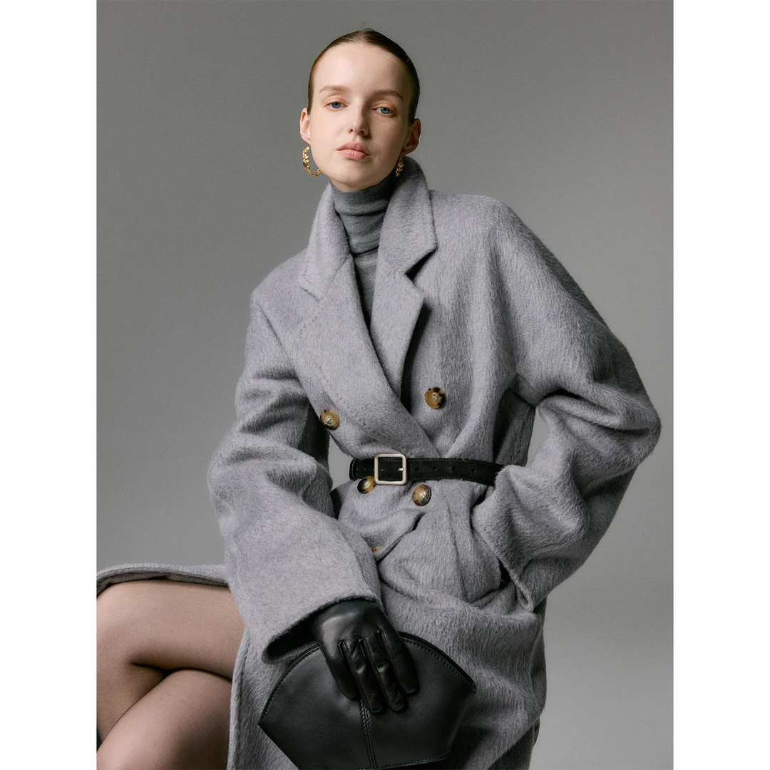 玖着-嵿奢_意大利国宝哥伦布COLOMBO纯羊绒全手工101801大衣