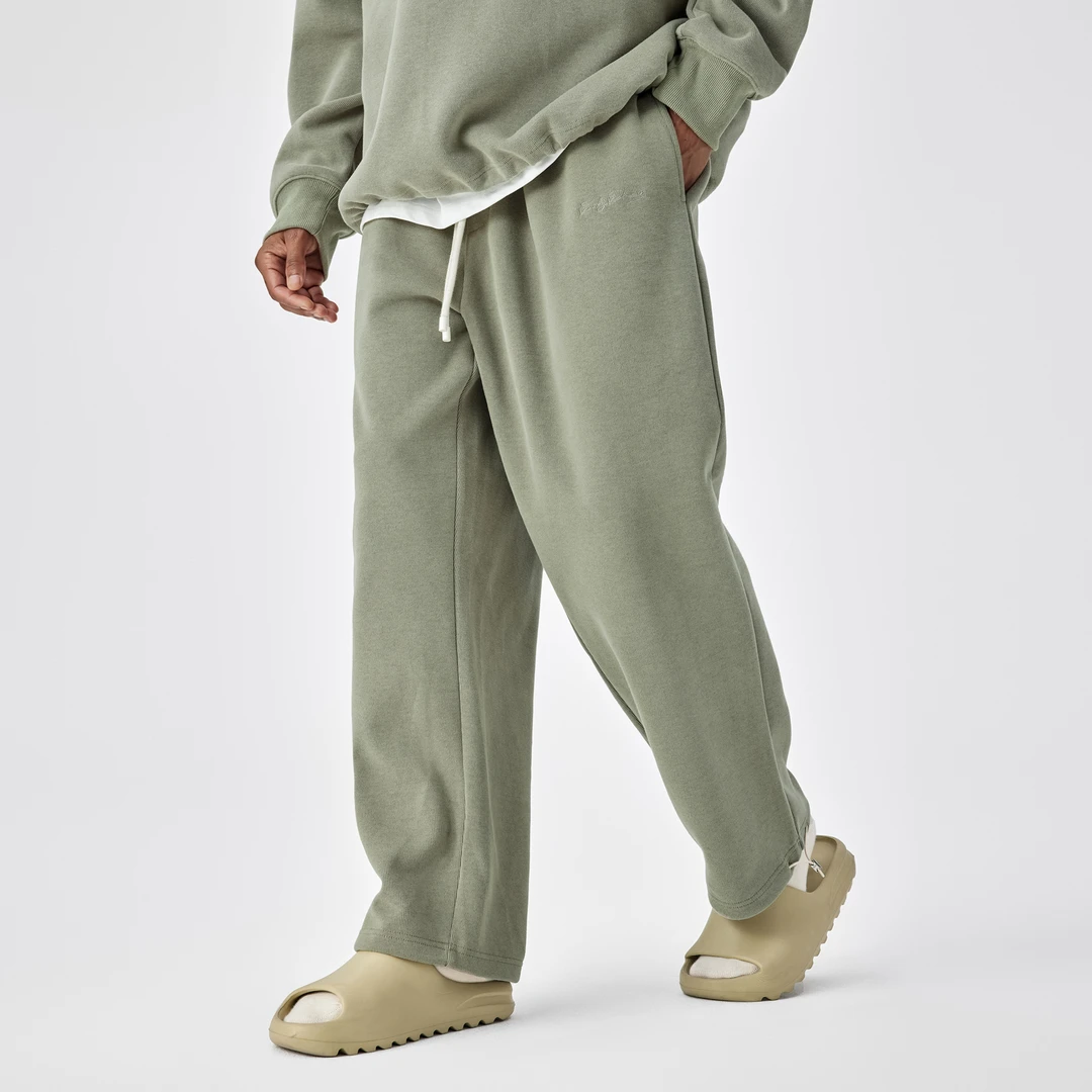 BODYDREAM重磅针织休闲裤宽松裤子男秋新款阔腿裤美式卫裤束脚裤