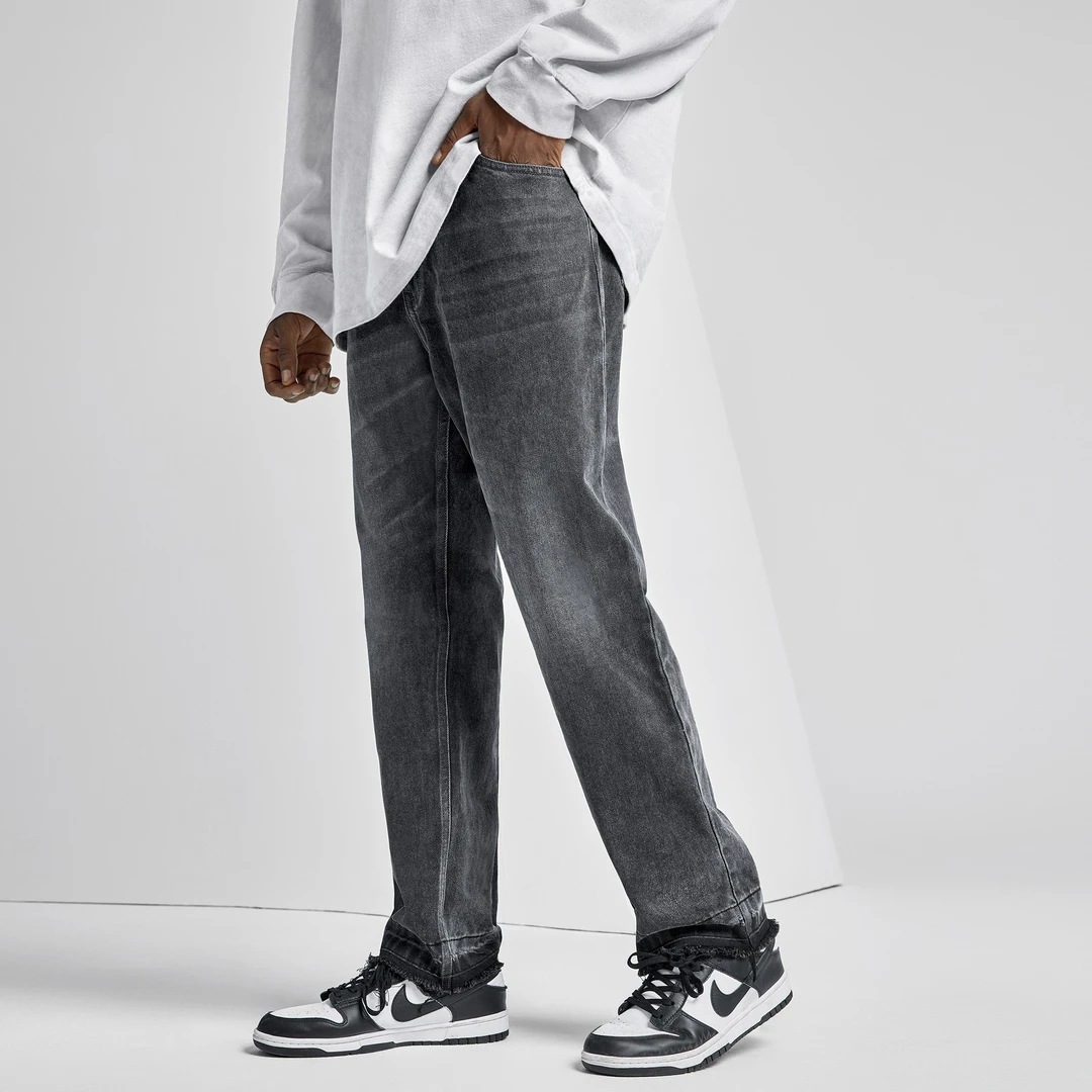 BODYDREAM  BD秋冬新款牛仔裤宽松休闲美式大码复古男士直筒裤