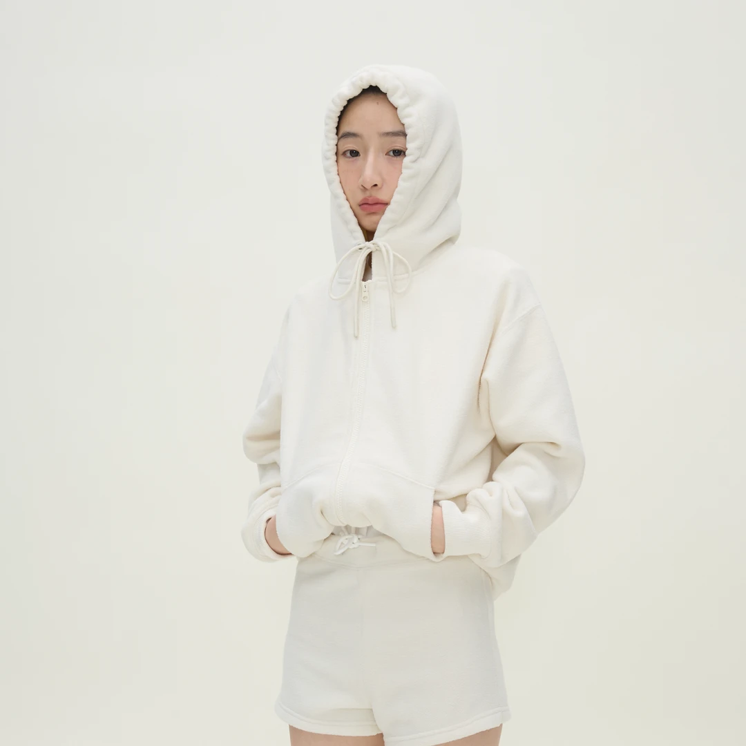 TWOI有机棉:「放松日·舒适帽衫：Relaxed Hoddie」宽松拉链帽衫外套