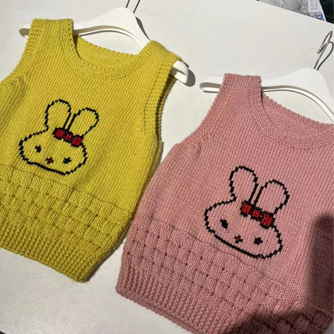 小白兔针织背心 （不是成品）
