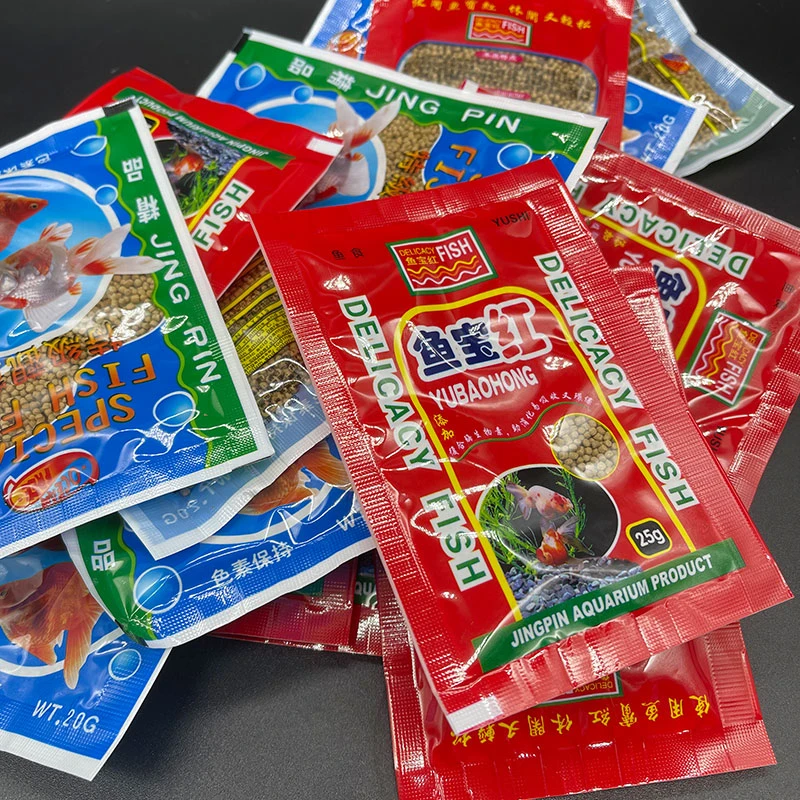 摆摊小金鱼乌龟小包鱼食饲料批发增色锦鲤饲料上浮颗粒