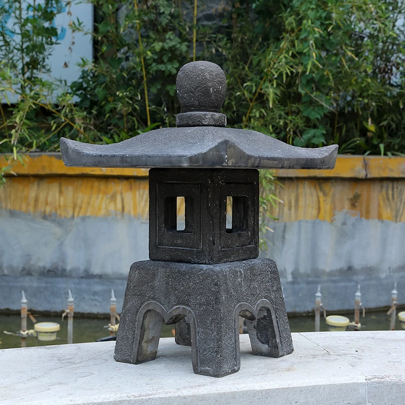 石灯笼青石仿古中式别墅庭院园林户外草坪灯造景摆件景观创意石灯