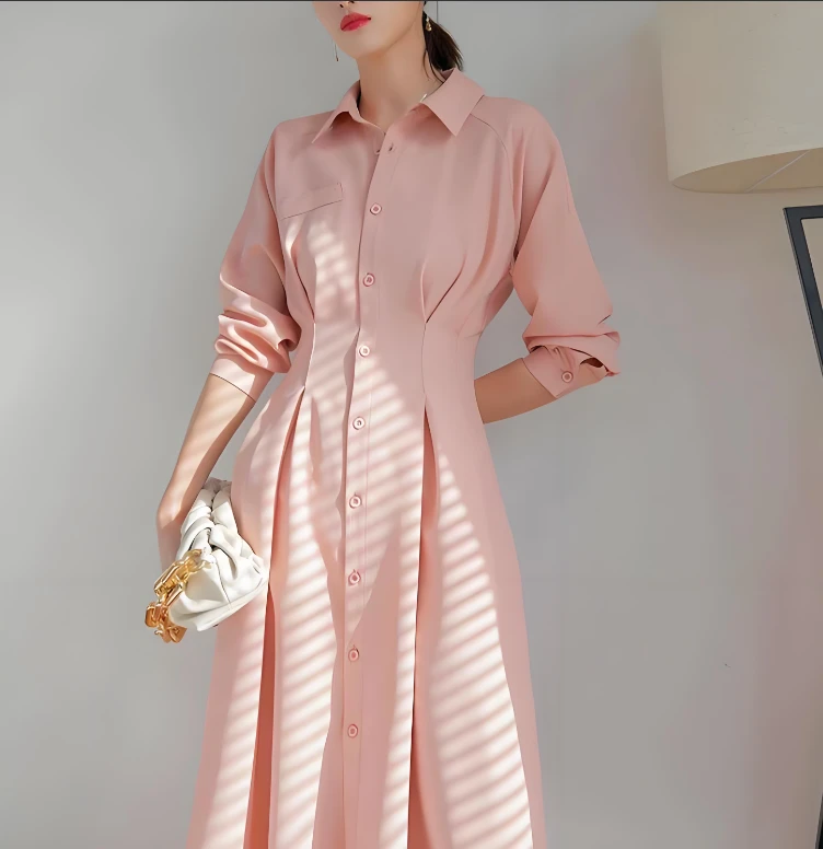 【401-500编码点这里】 早秋高端时尚气质连衣裙