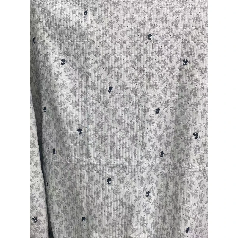 【碎花小熊XY】200*220凉感丝床盖