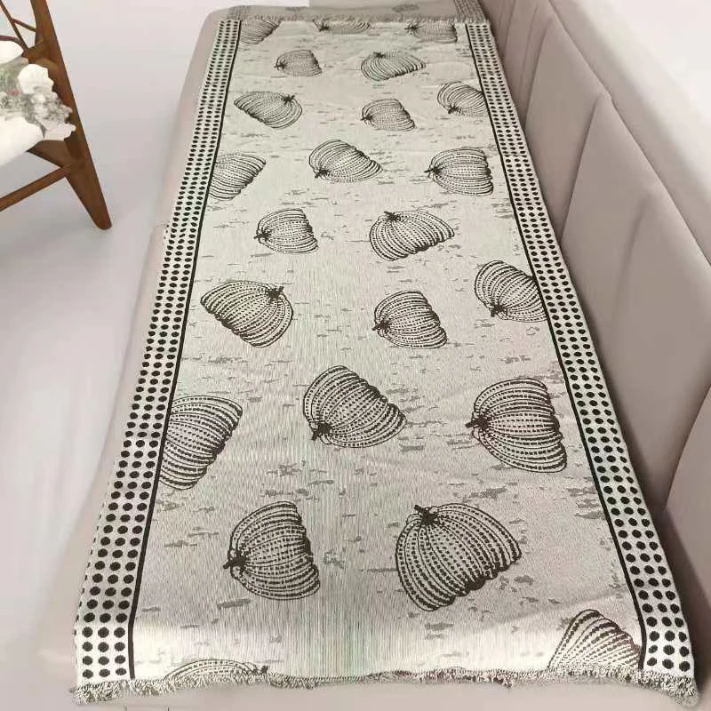 【南瓜沙发垫YX】90×200cm雪尼尔 汉麻沙发垫沙发巾