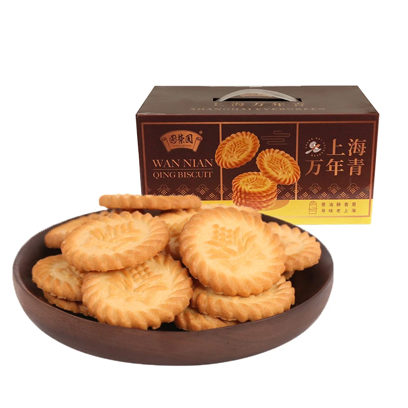 圆荣圆 1000g上海万年青 酥性饼干