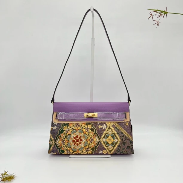 老唐锦  腋下凯莉【直播间挑选花色】唐锦  小巧手提包 手拎包气质