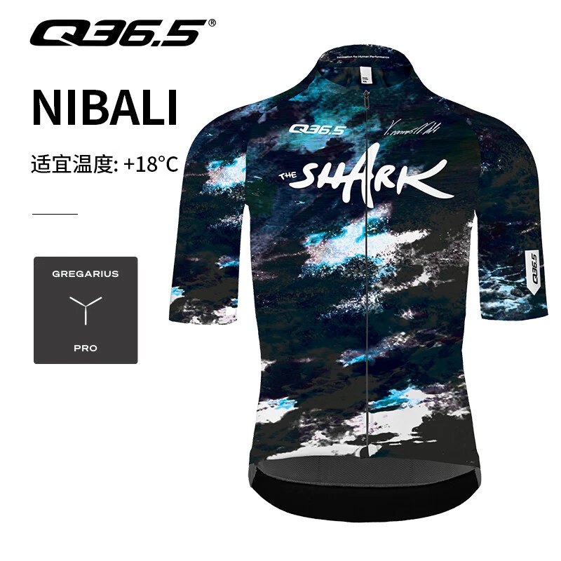 意大利Q36.5骑行服男款夏季短袖上衣尼巴利鲨鱼系列Gregarius Pro