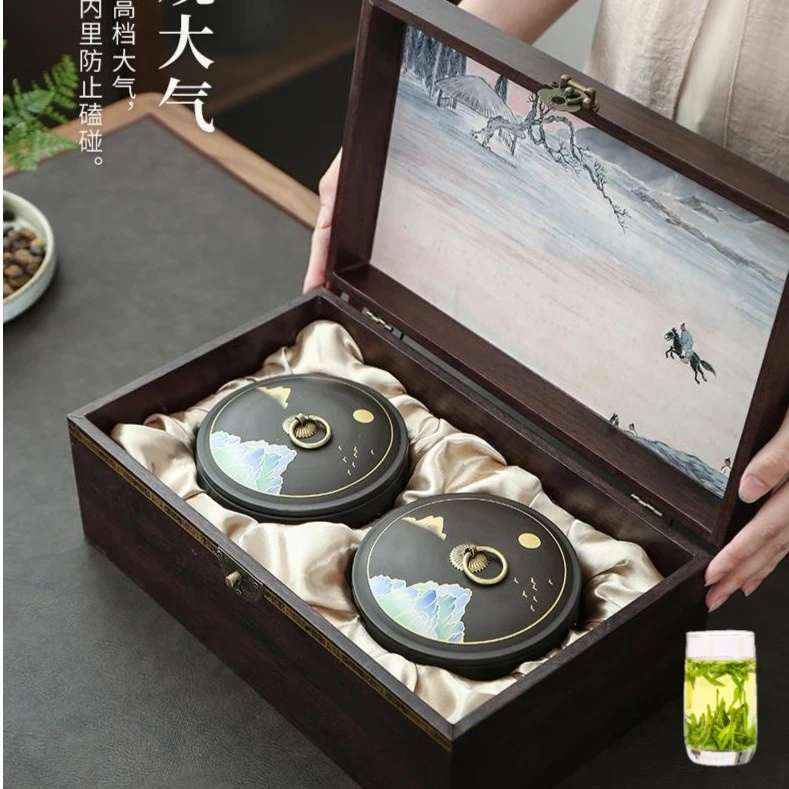 正品龙井茶叶官方旗舰店杭州绿茶礼盒装2025明前新茶中秋礼品送礼