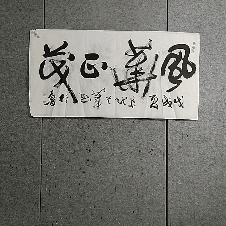 书法戊戌年。风华正茂。四尺