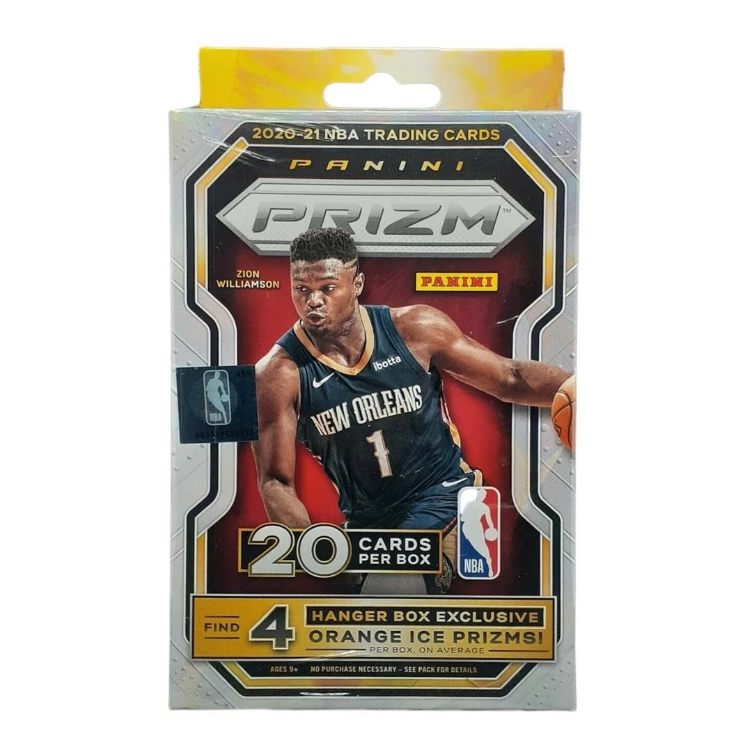 【原箱】20-21 帕尼尼 Prizm Pz挂盒橙碎冰 球星卡 代拆 未成年禁拍