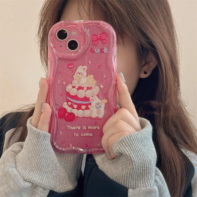 奶油蛋糕适用iPhone15/14promax手机壳13女12华为/oppo/小米/vivo