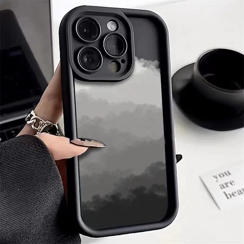 雾里云里适用iPhone15/14promax手机壳13女12华为/oppo/小米/vivo