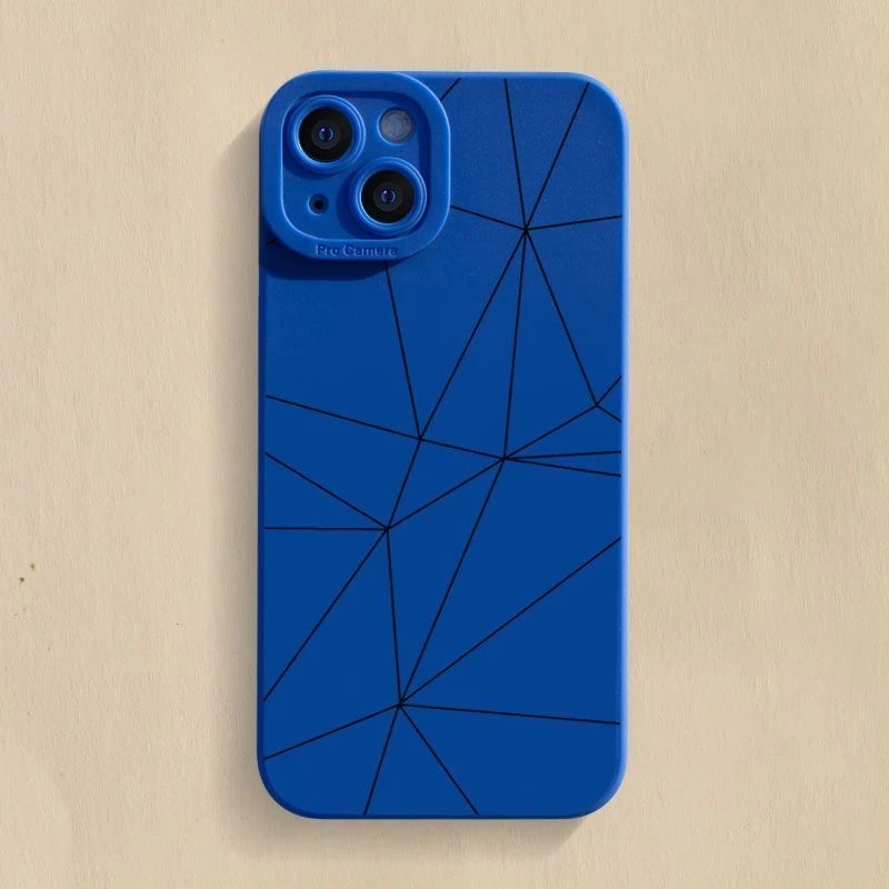 不规则线适用iPhone15/14promax手机壳13女12华为/oppo/小米/vivo